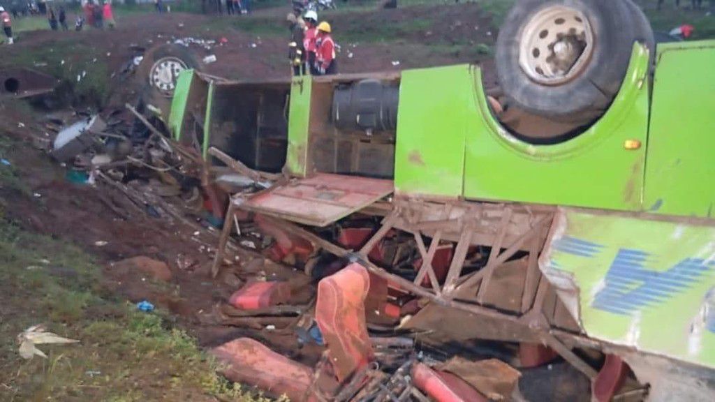 Raod accident in the Migaa area near Salgaa area Nakuru