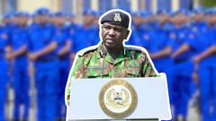 Douglas Kanja, the  Inspector General of Police,