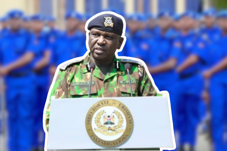 Douglas Kanja, the incoming Inspector General of Police,