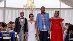 Murang’a Governor Irungu Kang'ata has come under fire for his casual attire at the wedding of his deputy, Stephen Munania.