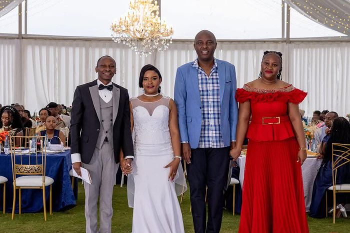 Murang’a Governor Irungu Kang'ata has come under fire for his casual attire at the wedding of his deputy, Stephen Munania.