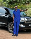 Oga Obinna poses with his Toyota Landcruiser 200 series