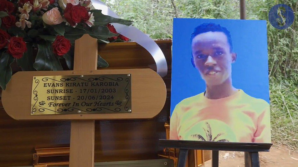 Burial of Evans Kiratu Karobia