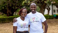 DJ Krowbar and his wife Wanjiru Karumba