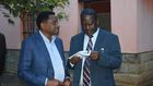 File image of Siaya Governor James Orengo with Azimio la Umoja party leader Raila Odinga