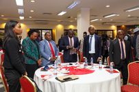 Deputy Data Commissioner Compliance Rose Mosera, Data Commissioner Immaculate Kassait, Medical Council Representative David Kariuki, MCK David Omwoyo, Deputy Data Commissioner Complaints and Deputy Data Commissioner Corporate Services during a meeting on September 9, 2024