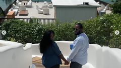 Kate Actress with her bae Michael Mwangi spending good time in Zanzibar