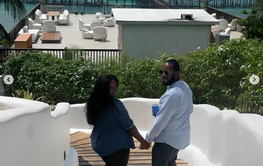 Kate Actress with her bae Michael Mwangi spending good time in Zanzibar