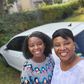 Kanze Dena and her younger sister (Instagram)