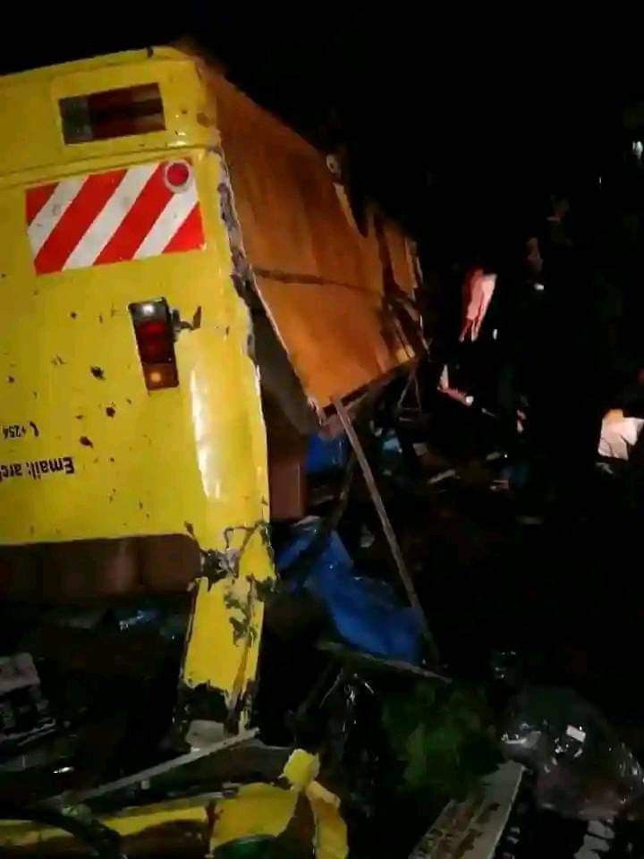 Several people feared dead in Gitaru after school bus and trailer crash