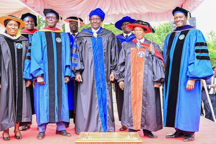 Ruto awarded Honorary Doctorate, announces Sh60Million grant for Baraton University