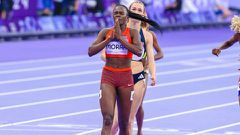 Mary Moraa during the 2024 Paris Olympics