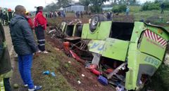 Road accident in the Migaa area near Salgaa area Nakuru
