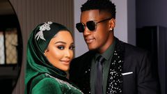 Businesswoman Zari Hassan with her husband Shakib Lutaaya