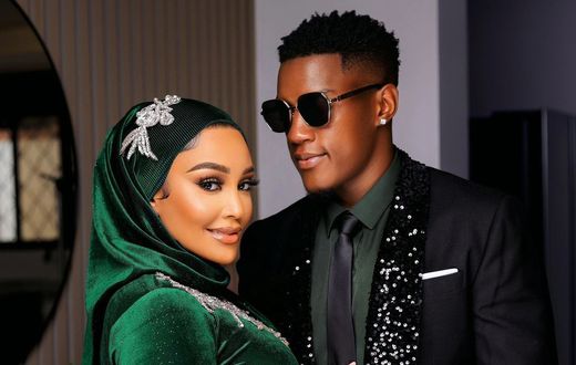 Businesswoman Zari Hassan with her husband Shakib Lutaaya