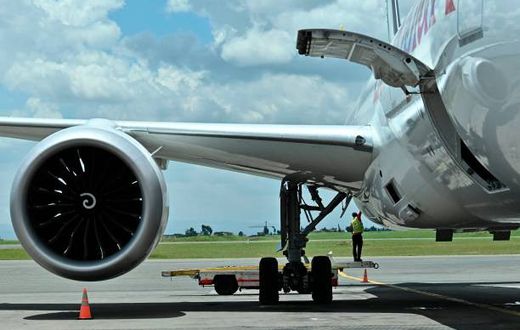 A plane at JKIA runway