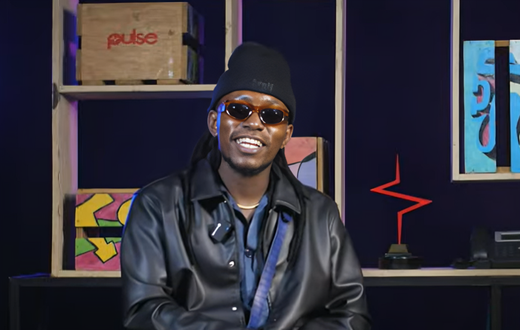 Kenyan singer Bensoul during an interview at Pulse Live Kenya studios on July 26, 2024.