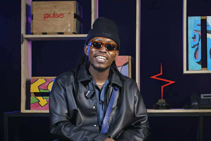 Kenyan singer Bensoul during an interview at Pulse Live Kenya studios on July 26, 2024.