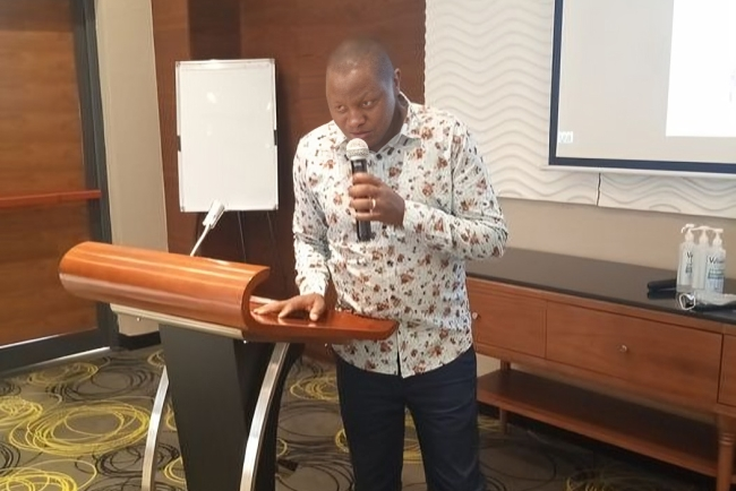 James Mwangi, the husband of fallen Mbaitu FM presenter Mercy Mwaia