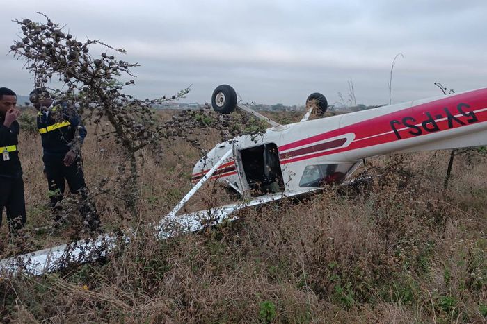 Cessna 152 plane goes down at Nairobi National Park