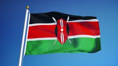 The Kenyan flag