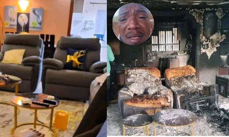 Former Emoo FM presenter Pavin Sigei sparks controversy after burning wife’s house