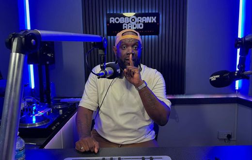 G Money at Robbo Ranx Radio studio