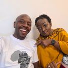 DJ Krowbar with his wife Wanjiru Karumba