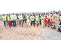 President William Ruto when he presided over the groundbreaking of the Sagana Industrial City in Kirinyaga County on Saturday, August 10, 2024