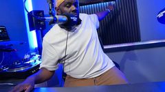 G Money at Robbo Ranx Radio studio