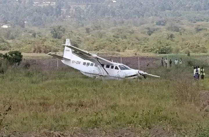Plane veers of runway during takeoff at Migori Airstrip