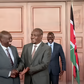 Deputy President Rigathi Gachagua with Treasury CS John Mbadi at State House on August 20, 2024