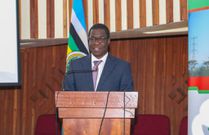 Energy CS Opiyo Wandayi speaking at a public participation event held at the Kawi Complex, Nairobi
