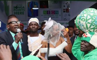 Kenyan actor Tony Sherman marries girlfriend Kendi in unique Nairobi CBD ceremony
