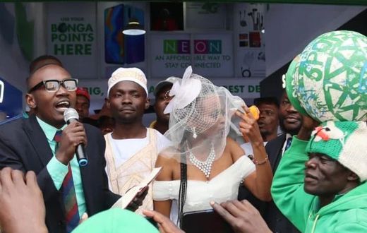 Kenyan actor Tony Sherman marries girlfriend Kendi in unique Nairobi CBD ceremony