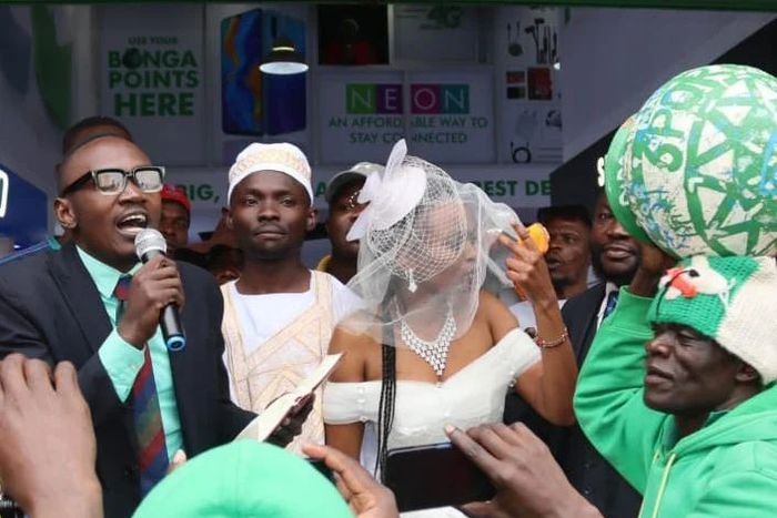 Kenyan actor Tony Sherman marries girlfriend Kendi in unique Nairobi CBD ceremony