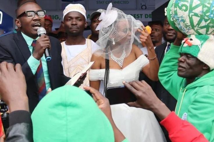 Kenyan actor Tony Sherman marries girlfriend Kendi in unique Nairobi CBD ceremony