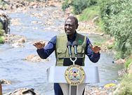 President William Ruto when he launched the Climate Resilience Service Program (CRSP) on September 12, 2024 in Korogocho, Nairobi County.