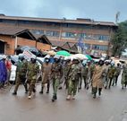 Police presence in Karatina, Nyeri County