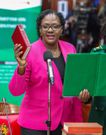 Stella Soy Langat during her vetting in Parliament