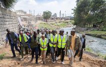 President William Ruto when he launched the Climate Resilience Service Program (CRSP) on September 12, 2024 in Korogocho, Nairobi County.