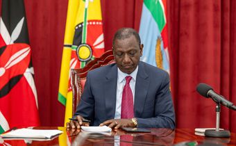 President William Ruto during a meeting at State House, Nairobi