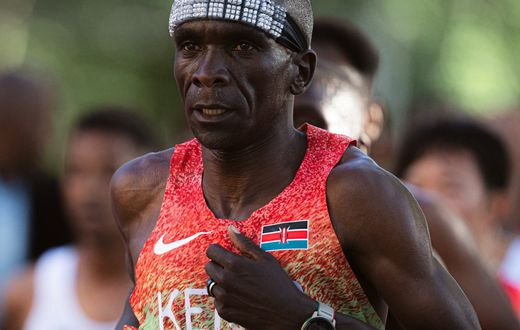 Eluid Kipchoge during the 2024 Paris Olympics