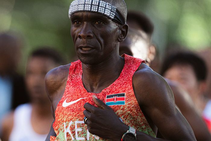 Eluid Kipchoge during the 2024 Paris Olympics
