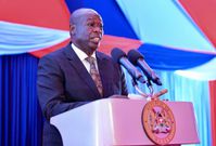 DP Rigathi Gachagua speaking at the conclusion of a two-day induction for the Cabinet at the National Defence College International Peace and Support Training Centre