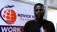 Simon Cheruiyot whose family paid Sh700,000 in the latest Eldoret City jobs scam