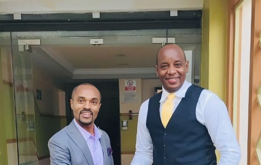 Crimes and investigative journalist Franklin Wallah unveiled by Linus Kaikai at Citizen TV
