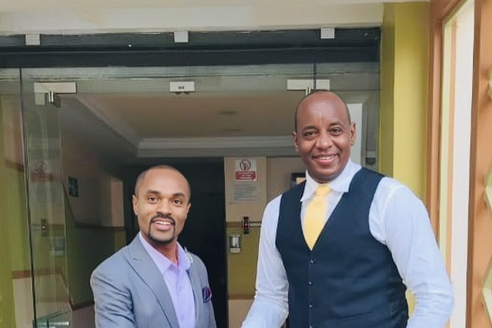 Crimes and investigative journalist Franklin Wallah unveiled by Linus Kaikai at Citizen TV