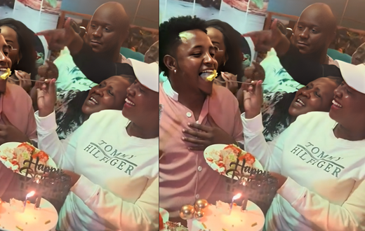 Netizens accuse Sabina Chege of upstaging Felicity at Thee Pluto's birthday bash