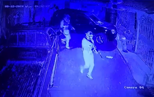 CCTV footage captured the moment the armed individuals, dressed in tactical gear entered the home of Joseph Kimani Machiri the father of David Machiri Kimani